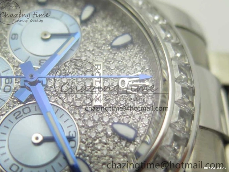 0211 Daytona 116576TBR SS BLF Best Edition Diamond Dial On SS Bracelet A Comfortable 3337